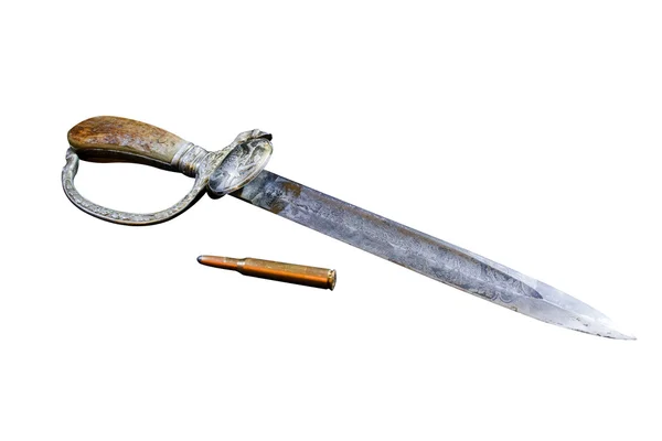 Cartridge and dagger Stock Picture