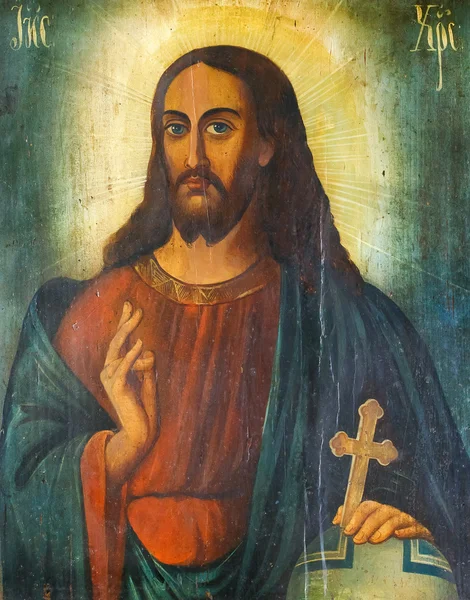 Jézus Krisztus ikonja Stock Fotó