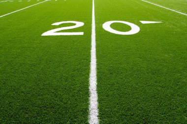 American Football Field Twenty Yard Line clipart