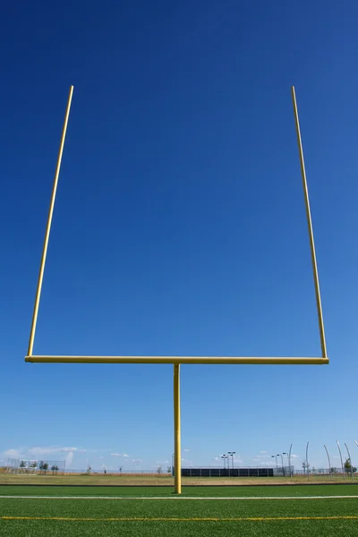 American Football Field Goal Posts — Stock Photo, Image