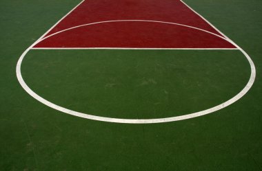 Outdoor Basketball Court Lines