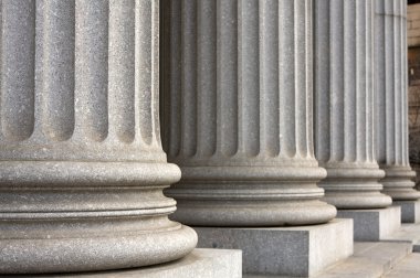 New York Supreme Court Columns clipart