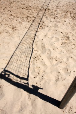 Shadow of a Volleyball Net clipart