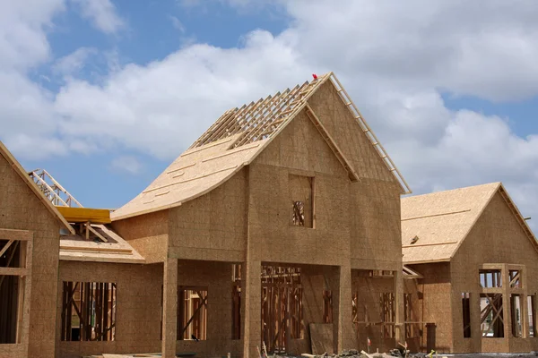 Neues Haus im Bau — Stockfoto