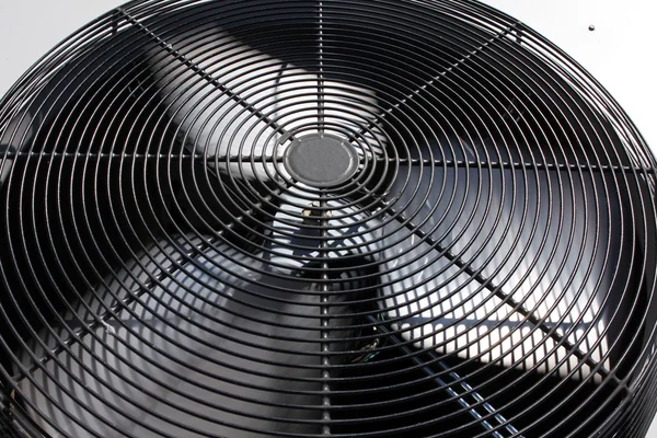 Externe air conditioner eenheid voor industriële achtergrond — Stockfoto