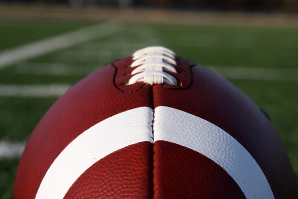 Football and Yard lines — Stock Photo, Image