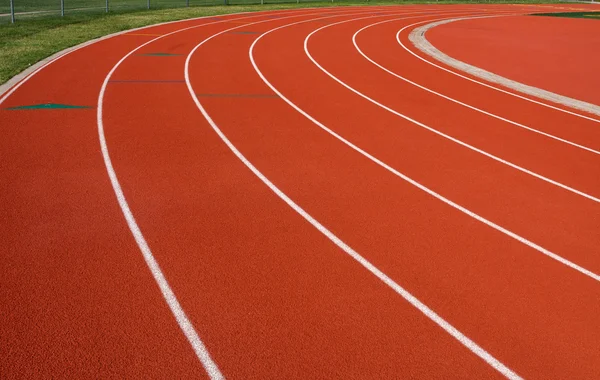 Curve of a Running Track — Stock Photo, Image