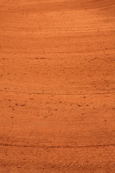 野球の内野の熊手のライン — ストック写真