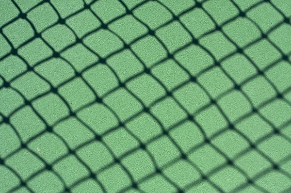 Tennis court netto skugga — Stockfoto