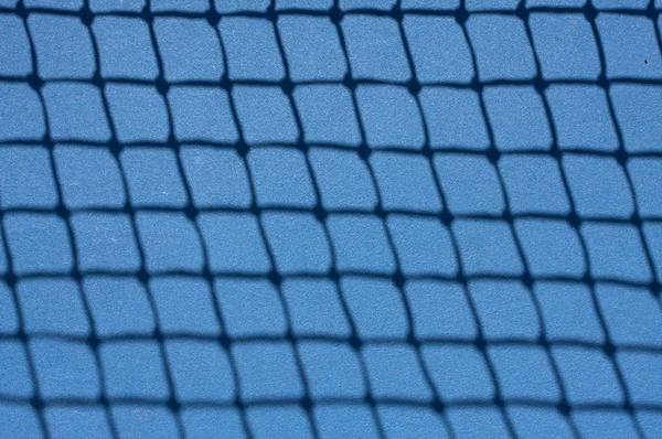 テニス裁判所ネット影 — ストック写真