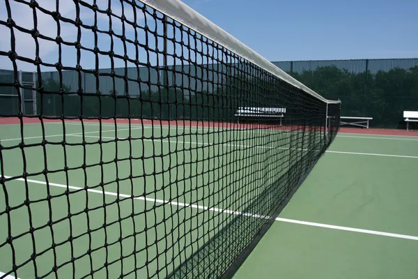 Filet court de tennis — Photo
