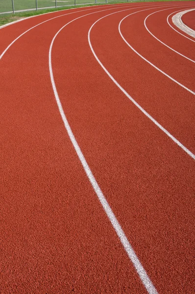 Lanes of a running track — Stock Photo, Image