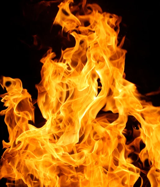 Fuoco o fiamme Dettaglio — Foto Stock