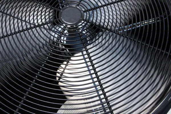 Externe air conditioner eenheid voor industriële achtergrond — Stockfoto
