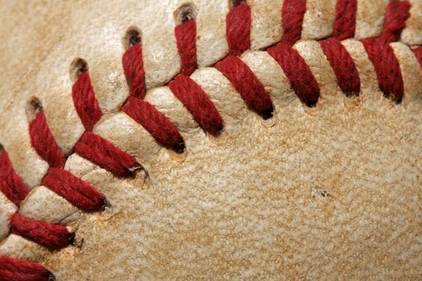 Macro da Baseball Close up — Foto Stock