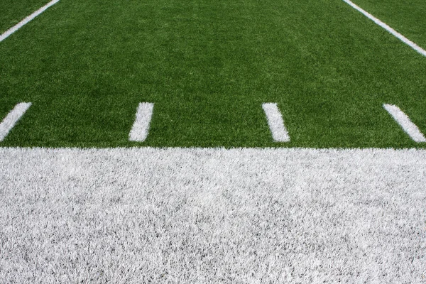Amerikan futbolu alan yard çizgileri — Stok fotoğraf