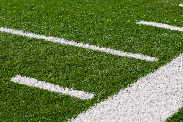 Linee cantiere campo di football americano — Foto Stock
