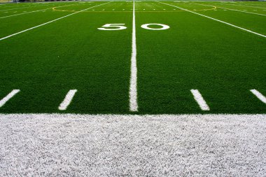 American Football Field Fifty Yard Line clipart