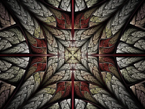Abstracte fractal Kruis — Stockfoto