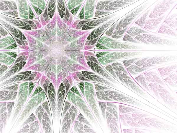 Abstract fractal bloem — Stockfoto
