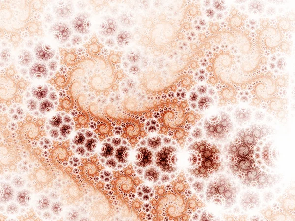 Pürüzsüz ve yumuşak turuncu fractal — Stok fotoğraf
