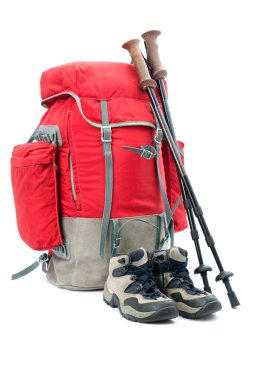 Hiking equipment clipart