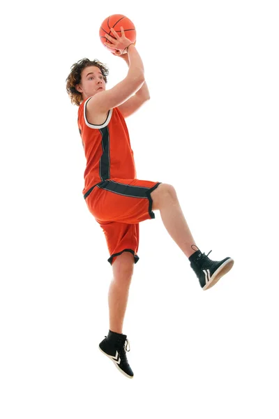 高中篮球 — 图库照片
