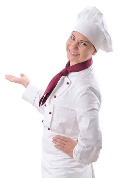 Portrait of female chef — Stock Photo, Image