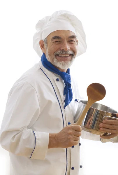 Portrét kuchař — Stock fotografie