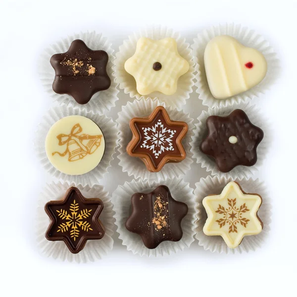 Chocolates de Navidad — Foto de Stock