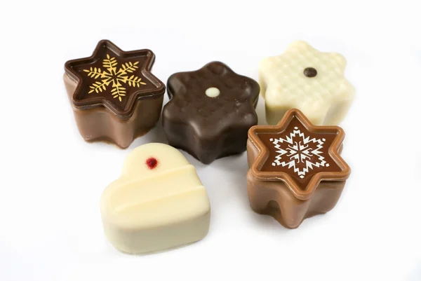 Chocolates de Natal — Fotografia de Stock