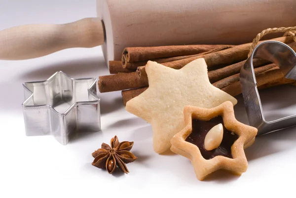 stock image Baking Christmas cookies