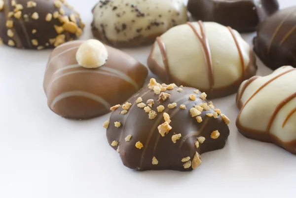 Chocolates de Natal bonitos — Fotografia de Stock