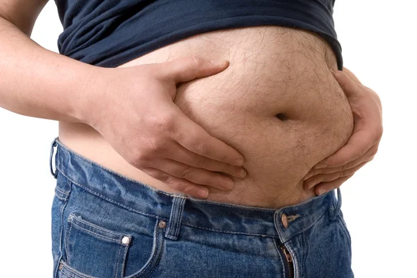 Fat belly — Stock Photo, Image