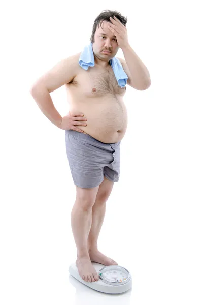 Hombre con sobrepeso —  Fotos de Stock