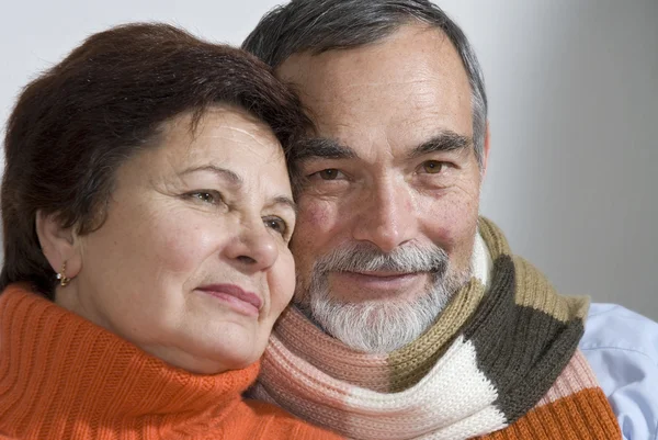 Felice coppia anziana — Foto Stock