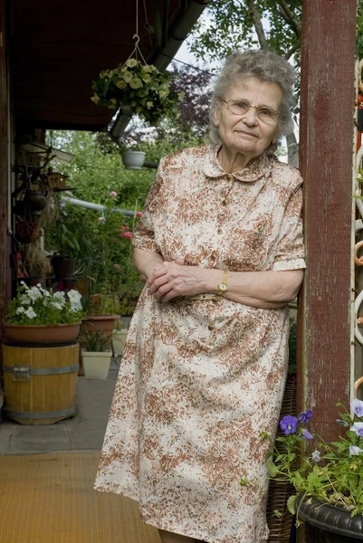 Az idős nő portréja — Stock Fotó