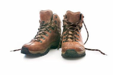 Hiking boots clipart