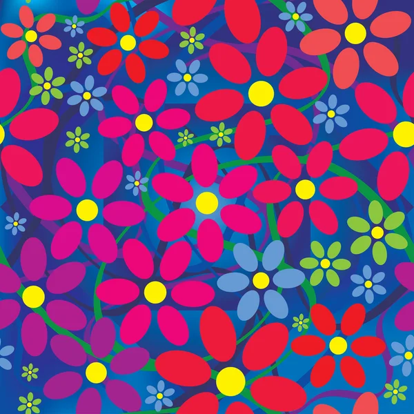 Pozadí stylizované květiny Royalty Free Stock Ilustrace