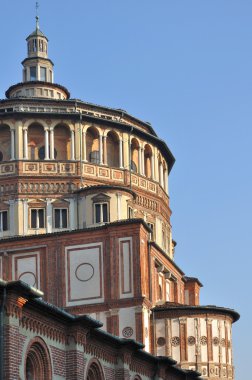 Santa maria delle grazie dome, milano clipart