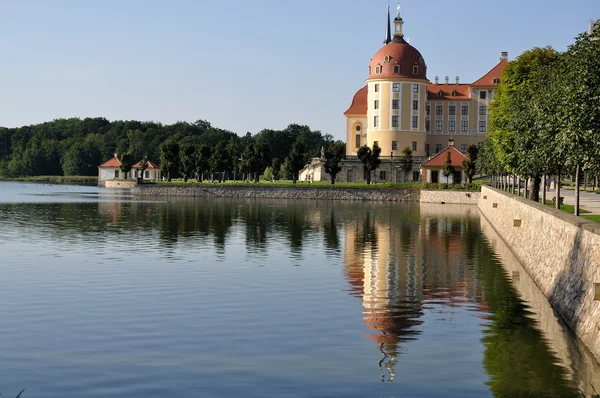 Озеро Шлосс Моріцбург, Дрезден — стокове фото