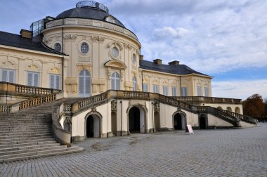 Schloss solitude courtyard facade, stuttgart clipart