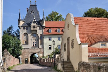 Albrechtsburg's gate, meissen clipart