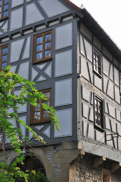 Grey wattle house, bad wimpfen — Stock Photo, Image