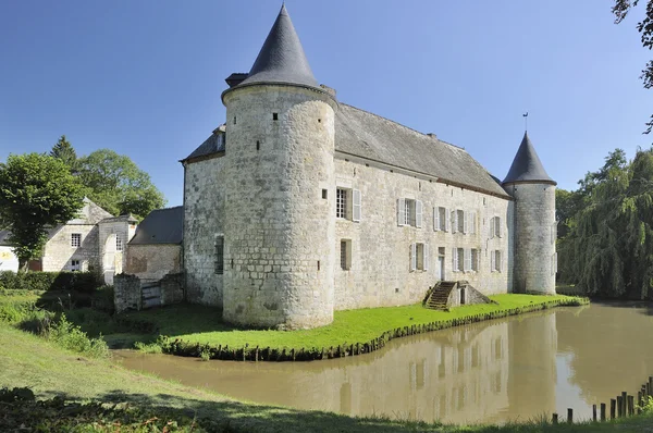 Chateau de la cour, rumigny, Ardennerna — Stockfoto