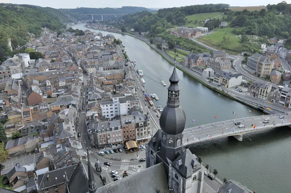Dinant aerial view — Stock Photo, Image