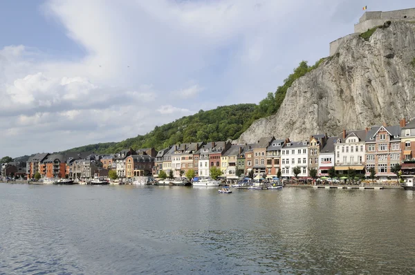 Meuse bankada dinant — Stok fotoğraf