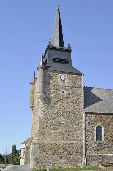 Befestigte Kirche, signy le petit, ardennes — Stockfoto