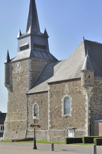 Church tower, signy le petit, ardennes Stock Image