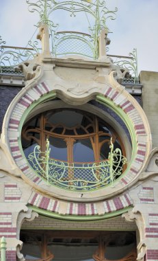 St cyr round balcony, brussels clipart